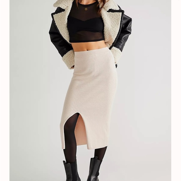 Free People Skyline Midi Skirt - Picture 1 of 4